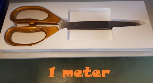 Openingsschaar 1 meter - Goud (knipt echt)